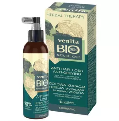 Solutie bio-tratament impotriva caderii parului si a incaruntirii 98 Natural Venita Bio 200ml 