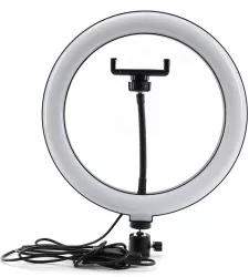 Suport telefon cu lumina LED 12 INCH circular 