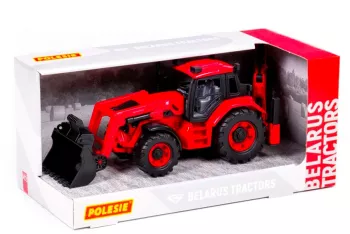 Tractor-excavator cu incarcator 31x15x14.5 cm Polesie 