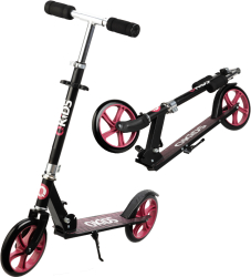 Trotineta freestyle qkids weiss pink ghidon reglabil pe 3 trepte amortizor easy&up platforma anti-derapanta pliabila aluminiu 