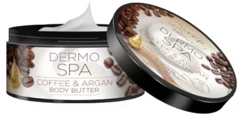 Unt de corp Dermo Spa Pure Essence cu extract de Cafea si ulei de Argan 200ml 