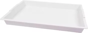 Set 4 tavi albe multifunctionale 40 5 x 30 5 x 4 cm pentru gradinita si scoala 