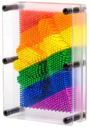 Pin art curcubeu 