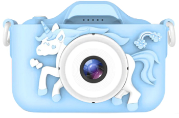 Camera Foto si Video pentru Copii cu Filtru Nostalgic Albastru. 