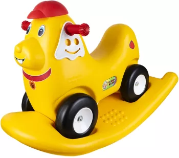Catel balansoar 2 in 1 galben - ROBENTOYS 