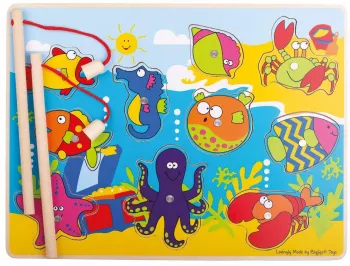 Joc de pescuit magnetic - Animalutele marine 