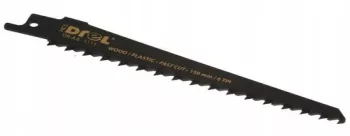 Panza lama fierastrau tip sabie pentru lemn HCS 6 TPI 150 mm Drel