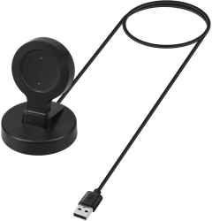 Docking stand kwmobile pentru Xiaomi Mi Watch S1 Active/Watch Color Sport Plastic Negru 60121.01 