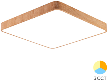 Plafoniera LED 36W 3000/4000/6500K Lemn Blade SQR 