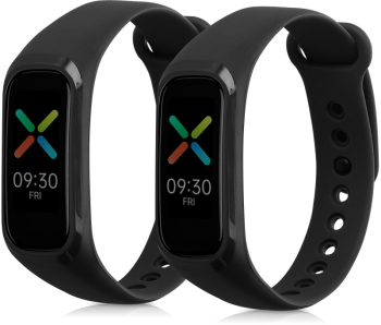 Set 2 curele kwmobile pentru OPPO Band Sport Silicon Negru 57437.09 