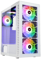 Carcasa Kolink Observatory HF Glass ARGB Middle Tower White 