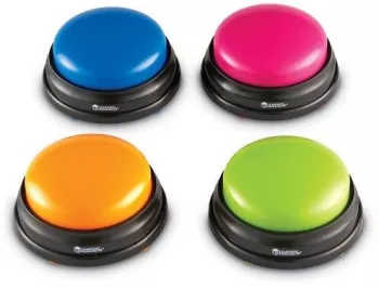 Buzzers cu sunete pentru raspuns - set 4 buc 