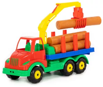 Camion cu lemne 44x17x26 5 cm Polesie 