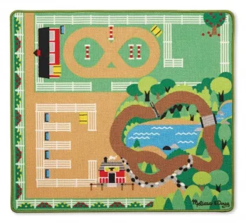 Covor de joaca ferma calutilor - melissa and doug 