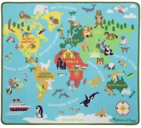 Covor de joaca harta lumii - melissa and doug 