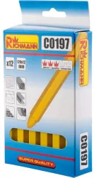Creta tehnica galben set 12 buc 12x120 mm Richmann 