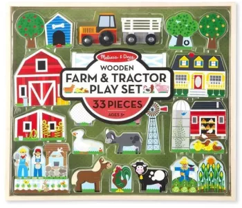 Figurine din lemn ferma melissa and doug 