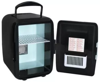 Frigider turistic mini 12V/220V negru 4 L 17.5x23.5x25 cm Malatec 