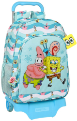 Ghiozdan cu troler scoala Sponge Bob sTAY Positive 