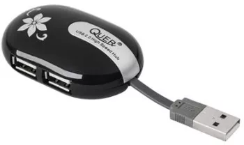 Hub USB 4 porturi QUER USB2.0 480Mbit/s