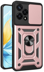 Husa cu Protectie Camera si Inel pentru Honor 200 Lite Marmalis CamShield Roz