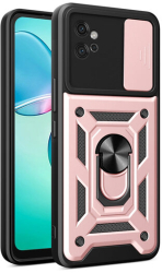 Husa cu Protectie Camera si Inel pentru Motorola Moto G32 Marmalis CamShield Roz 