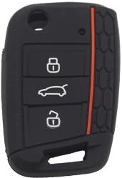 Husa pentru cheie VW Polo Golf 7 Tiguan Skoda Octavia Karoq Seat Ateca Leon Ibiza 2015 2016 2017 2018 2019 