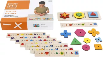Joc educativ construieste o floare 