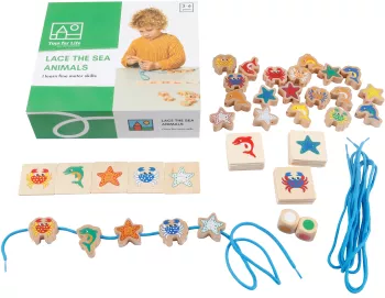 Joc educativ insira animalele marine 