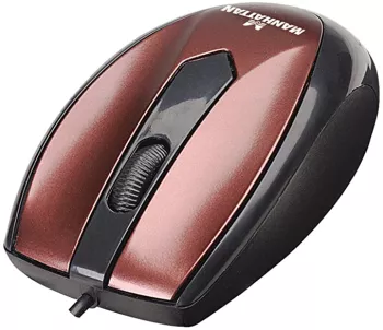 Mouse optic USB 1000dpi maro 177979 Manhattan 