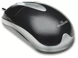 Mouse optic USB 1000dpi negru 177016 Manhattan 