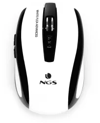 Mouse wireless Flea Advanced alb 800/1600dpi NGS 