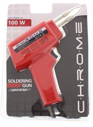 Pistol de lipit 100W in blister CHROME 