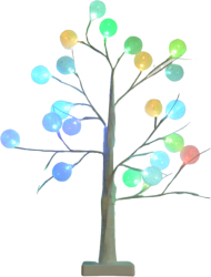Pomisor de Craciun globuri multicolor 52cm 