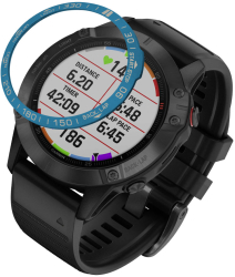 Rama cadran kwmobile pentru Garmin Fenix 7 Aluminiu Albastru/Gri 58350.03