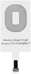 Receptor wireless Qi pentru Apple iPhone alb Choetech WP-IP-301WH 