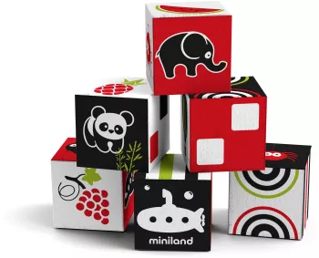 Set 6 cuburi educationale pentru bebelusi 