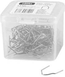 Set capse pentru pistol de lipit/sudat plastic Strend Pro pentru fisuri interne 0.8 mm 100 buc 