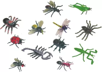 Set de 12 figurine insecte miniland