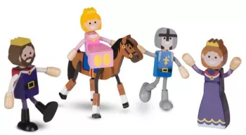 Set figurine flexibile familia regala - melissa & doug 