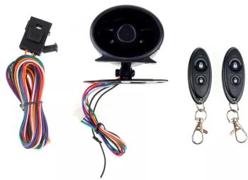 Sistem Alarma auto MINI cu doua telecomenzi 