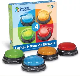 Sonerii cu lumini si sunete pentru raspuns - set 4 buc 