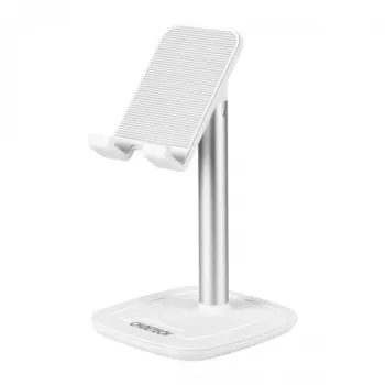 Suport reglabil de birou pentru telefon argintiu Choetech H035 
