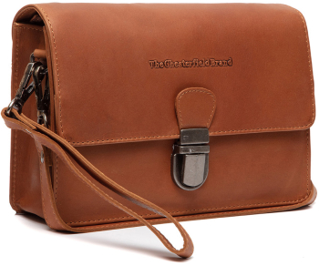 Borseta de mana si umar barbati The Chesterfield Brand piele naturala Lucca Maro coniac