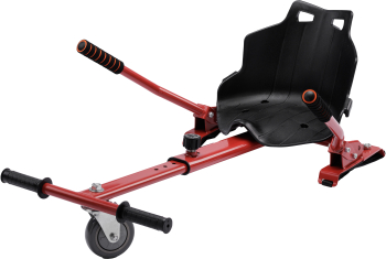 Hoverseat &ndash Scaun Hoverboard - Hoverkart Ergonomic Smart Balance rosu compatibil cu orice hoverboard lungime reglabila 