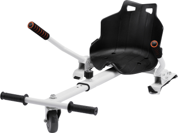 Hoverseat - Scaun Hoverboard - Hoverkart Ergonomic Smart Balance alb compatibil cu orice hoverboard lungime reglabila 