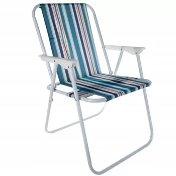 Scaun pliabil gradina camping pescuit model dungi albastru 43x50x75 cm Bergamo Trizand 