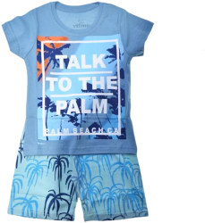 Pijama de vara pentru baieti Mini Junior VTMO-73105 Multicolor 