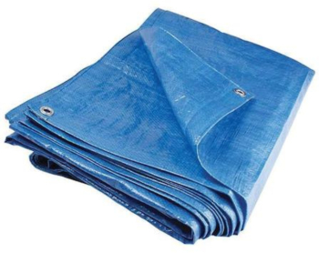 Prelata albastra impermeabila 80g/mp 8 inele 2.7 x 3.6m 