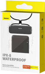 Baseus Aquaglide - waterproof smartphone case black 